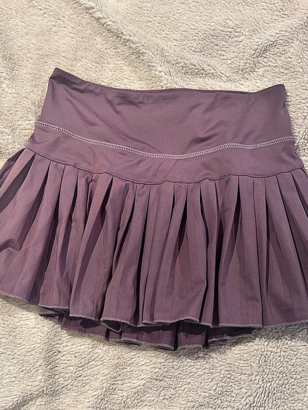 Gold Hinge Pleated Tennis Skirt, Purple, Like New, Size S